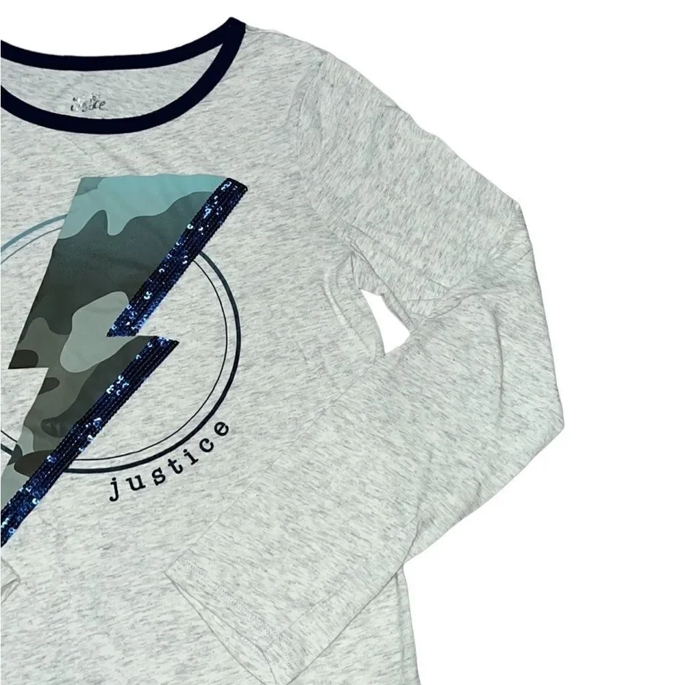 Justice Long Sleeve Graphic Tee